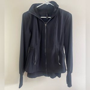 Black lululemon zip up jacket